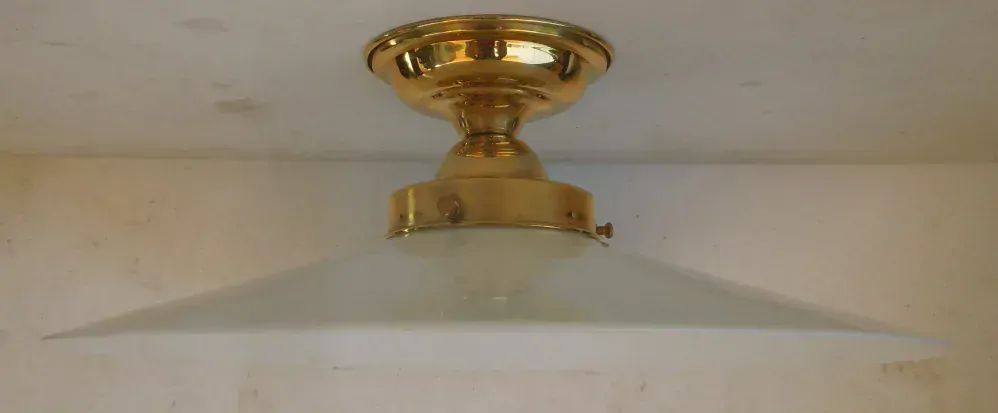 STROPNICE STARÝ LUSTR 1 KS STÍNÍTKO PRŮMĚR 33 CM