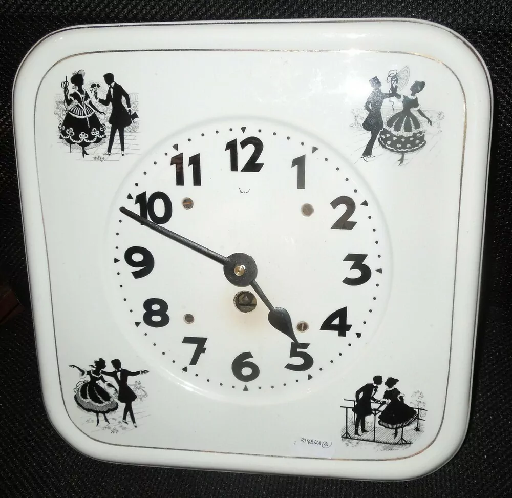 HODINY KUCHYŇSKÉ PORCELÁNOVÉ ROKOKO