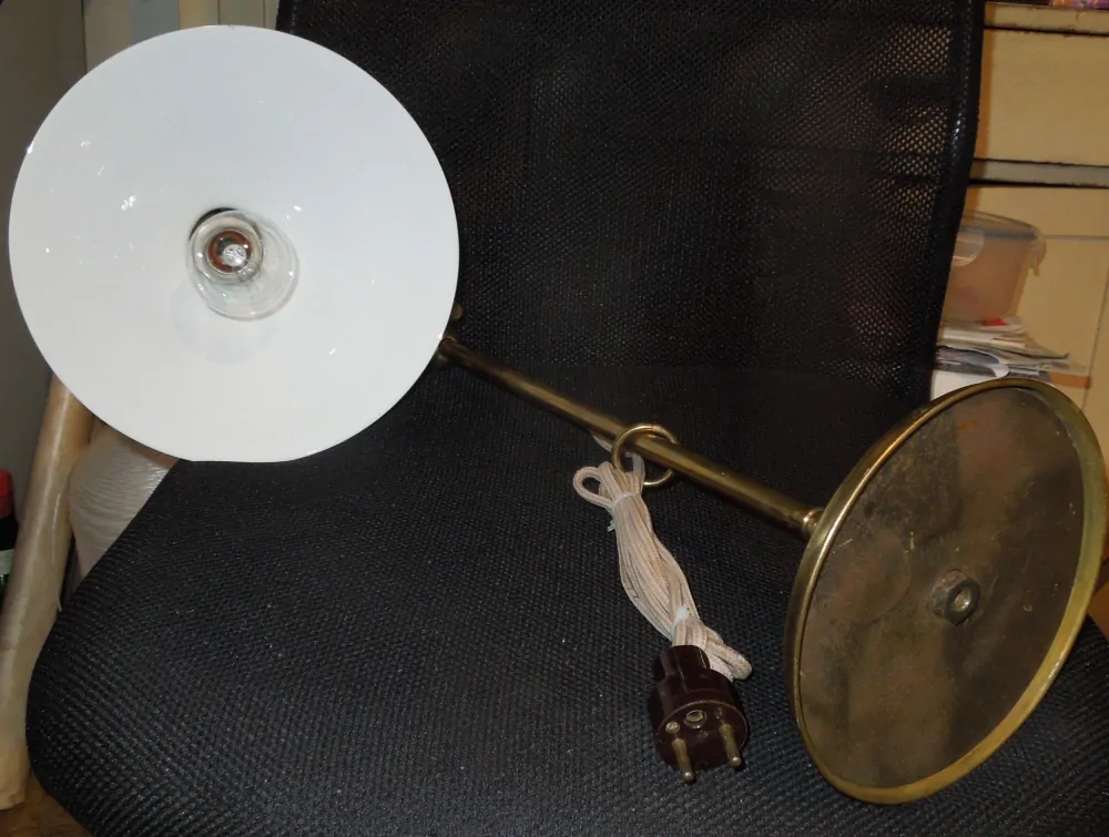 STAROŽITNÁ STARÁ LAMPA , LAMPIČKA DO PRACOVNY