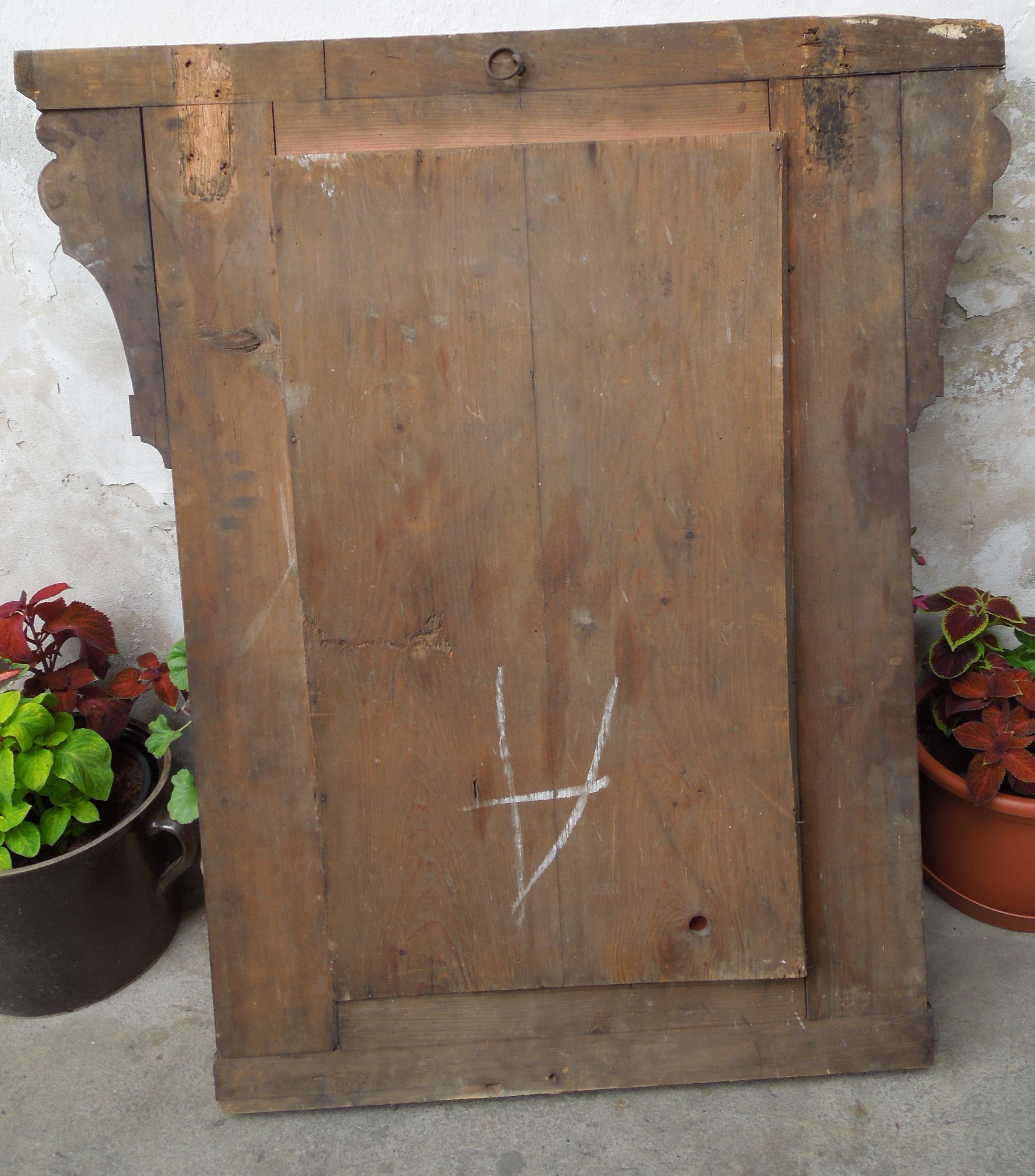 ZRCADLO NA DEKORACI NEBO RENOVACI 106 X 97 CM