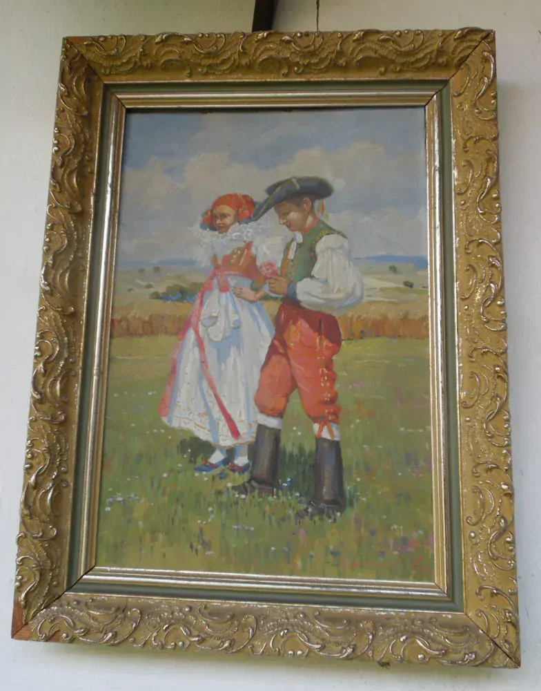 OBRAZ V KROJI Kostelec na Hané sig.