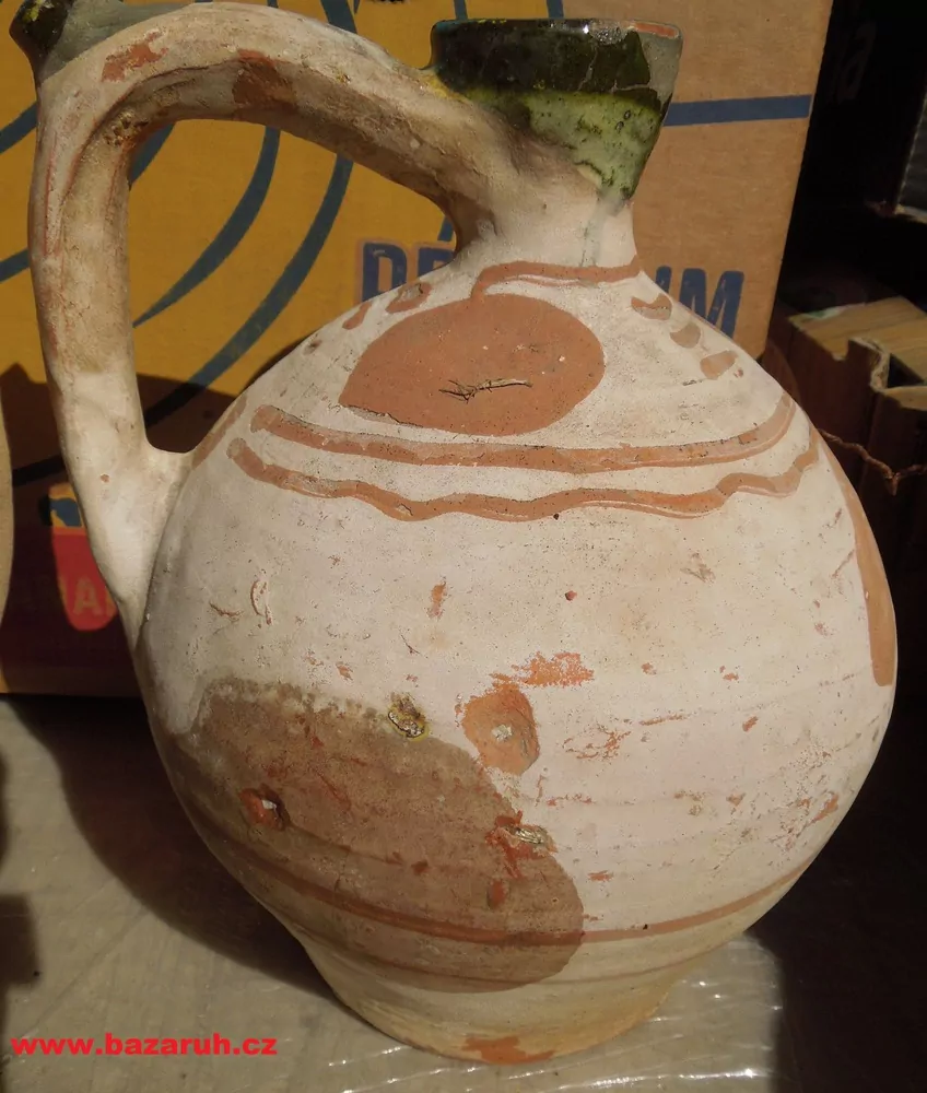 STAROŽITNÁ DÓZA KERAMIKA ČEPÁK