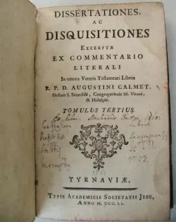 KNIHA DISQUISITIOES TYRNAVIAE 1751 ???