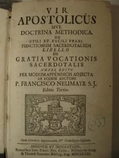 KNIHA VIR APOSTOLICUS 1758 ??
