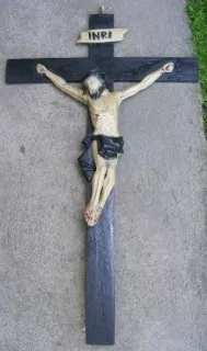 JEŽÍŠ KŘÍŽ DŘEVOŘEZBA KRISTUS