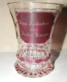STAROŽITNÝ POHÁR BIDERMAER