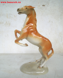 PORCELÁNOVÁ SOŠKA DUX KŮŇ