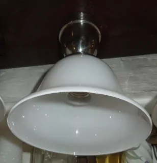 STROPNICE STARÝ LUSTR 1 KS STÍNÍTKO ŠIRM
