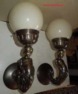 LAMPIČKA NA STĚNU 2 KS NÁSTĚNNÁ LAMPA FIGURÁLNÍ