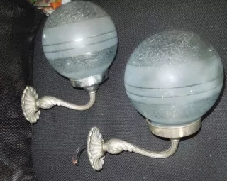 STAROŽITNÁ LAMPIČKA NA STĚNU 2 KS NÁSTĚNNÁ LAMPA