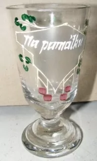 STAROŽITNÁ GROGOVKA SKLENICE 