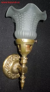 STAROŽITNÁ LAMPIČKA NA STĚNU 1 KS NÁSTĚNNÁ LAMPA