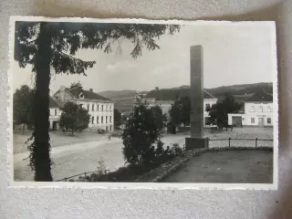 Valašské Klobouky- pomník T.G. Masaryka a gen. M.R. Štefanika.