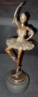SOCHA BRONZ BALERÍNA 34 CM