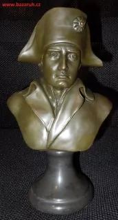 Socha ,busta, bysta NAPOLEON bronz