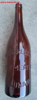 Staré pivní láhve -Bürgerliches Brauhaus- Leitmeritz