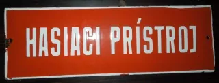 TABULA, CEDULA SMALTOVÁ HASIACÍ PRÍSTROJ