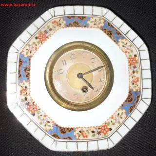 HODINY PORCELÁNOVÉ KUCHYYŇSKÉ Značené