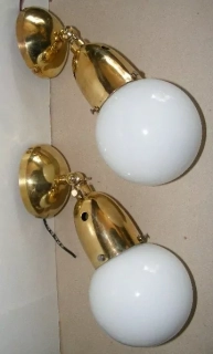 LAMPIČKA NA STĚNU 2 KS LAMPIČKY LAMPY ELEKTRICKÉ NASTAVITELNÉ NEBO STROPNICE ART