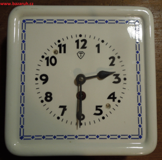 HODINY PORCELÁNOVÉ NÁSTĚNNÉ KUCHYŇSKÉ MALÉ