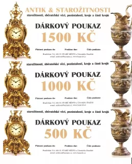 DÁRKOVÉ POUKÁZKY