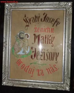 OBRAZ SVATÝ SVATÝ JOSEFE ŽENICHU MATKY JEŽIŠOVY