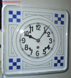 HODINY NÁSTĚNNÉ PORCELÁNOVÉ