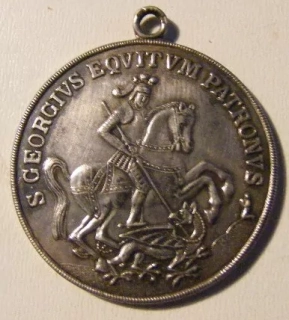 Medaille - S. Georgius - Equitum - Patronus - In
