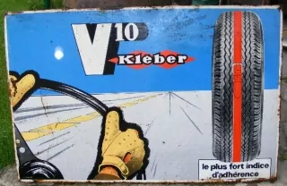 PLECHOVÁ CEDULE KLEBER