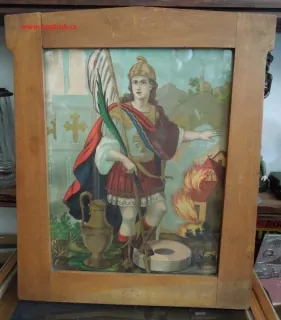 OBRAZ SVATÝ FLORIÁN PATRON HASIČŮ