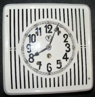 HODINY NÁSTĚNNÉ PÉROVÉ PORCELÁNOVÉ