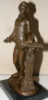 SOCHA BRONZ BEETHOVEN BRONZOVÁ SOCHA 