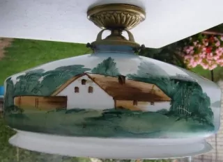 STROPNICE STARÝ LUSTR 1 KS STÍNÍTKO ŠIRM