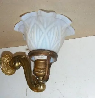 STAROŽITNÁ LAMPIČKA NA STĚNU 1 KS NÁSTĚNNÁ LAMPA