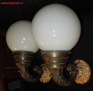 STAROŽITNÁ LAMPIČKA NA STĚNU 2 KS NÁSTĚNNÁ LAMPA