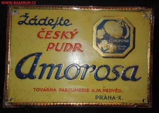 PLECHOVÁ CEDULU AMOROSA ČESKÝ PUDR