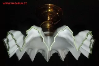 STAROŽITNÁ STROPNICE STARÝ LUSTR 1 KS STÍNÍTKO ŠIRM