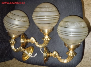 LAMPIČKA NA STĚNU 3 KS NÁSTĚNNÁ LAMPA
