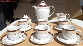 KÁVOVÁ SOUPRAVA PORCELÁNOVÁ