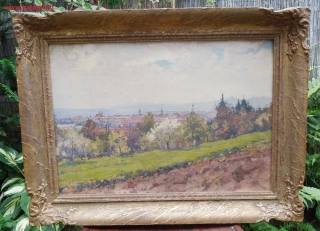 OBRAZ "PROTI SLUNCI", JIŘÍ HEŘMAN, UHERSKÉ HRADIŠTĚ 1941