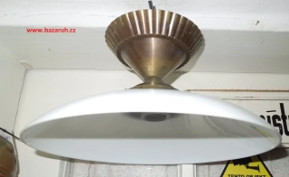 STAROŽITNÁ STROPNICE STARÝ LUSTR 1 KS STÍNÍTKO ŠIRM 29,5 cm