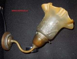 STAROŽITNÁ LAMPIČKA NA STĚNU 1 KS NÁSTĚNNÁ LAMPA