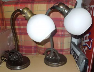 STAROŽITNÁ LAMPIČKA 2 KS LAMPA STOLNÍ nebo nástěnná