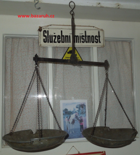 STAROŽITNÉ VÁHY VÁHA NA DEKORACI