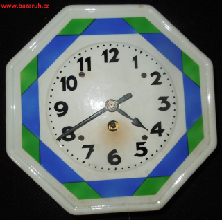 STAROŽITNÉ HODINY porcelánové kuchyňské