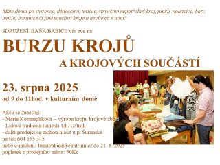 BURZA KROJŮ BABICE