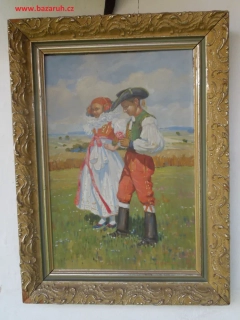 OBRAZ V KROJI Kostelec na Hané sig.