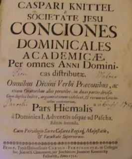 CONCIONES DOMICALES ACADEMICAE R. 1711