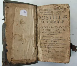 KNIHA POSTILLAE ACADEMICAE 1647