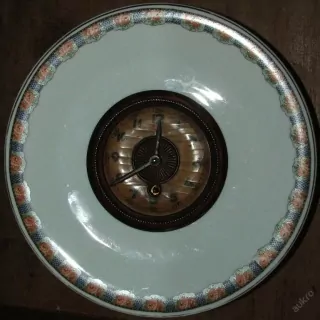 HODINY PORCELÁNOVÉ KUCHYŇSKÉ PORCELÁNKY 